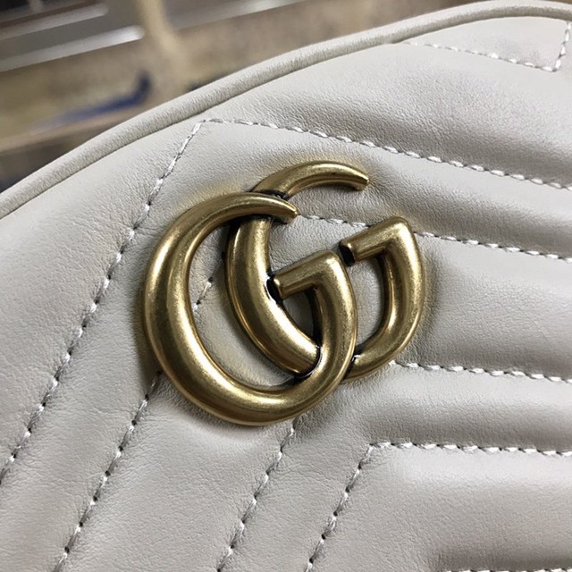 Gucci腰包 476434 GUCCI古馳GG Marmont系列 DSVRT 女士腰包  gqy2564